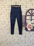 Yüksek Bel Likralı Jean Pantolon 90 Cm-4
