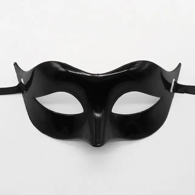 Siyah Renk Masquerade Kostüm Partisi Venedik Balo Maskesi (4745)