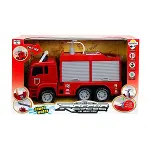 66110 Maxx Wheels Sesli ve Işıklı Su Fışkırtan İtfaiye Aracı 24 cm-2