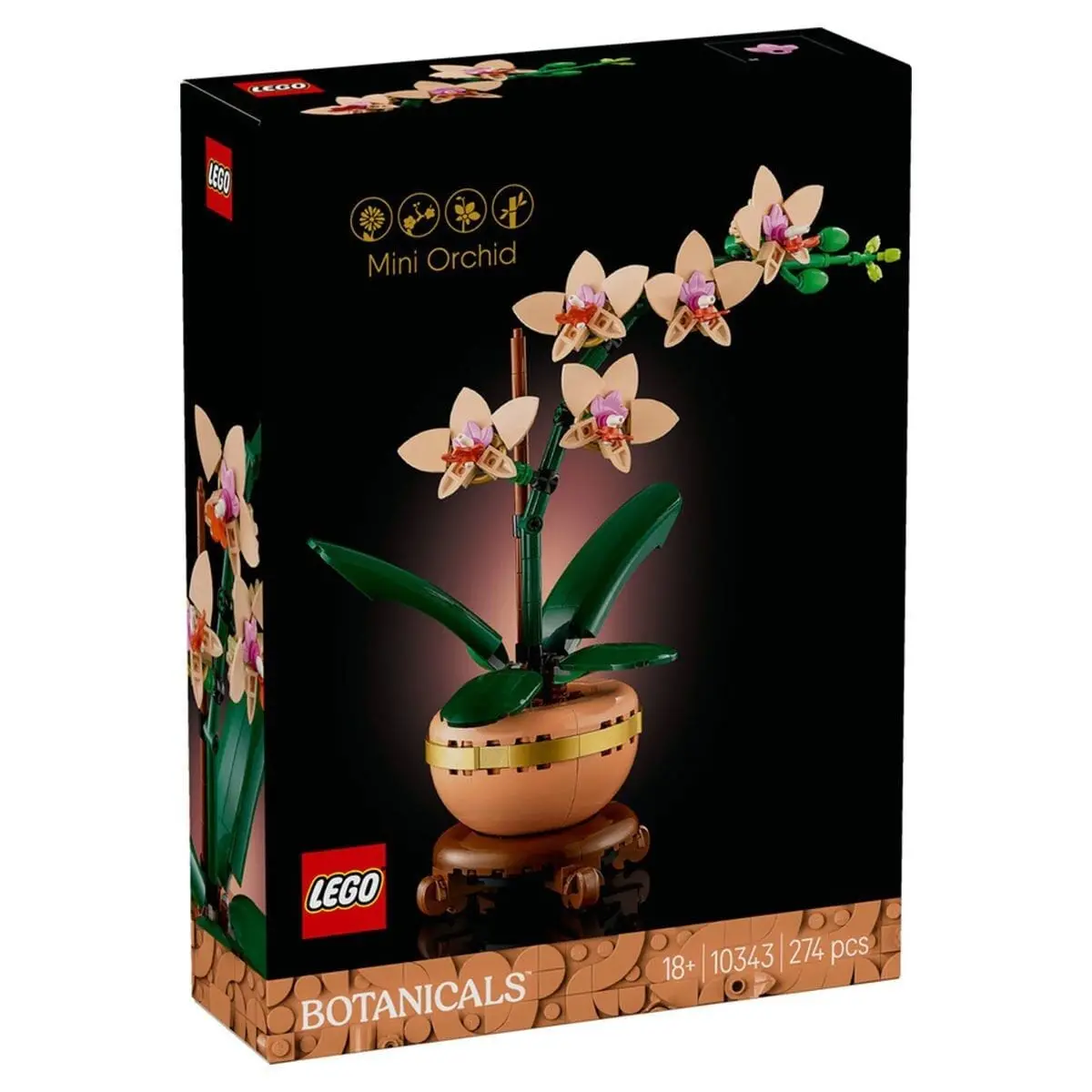 10343 Lego Botanicals Mini Orkide 274 parça +18 yaş