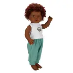 1060091 Dada Kıvırcık Saçlı Bebek 60 cm -Sunman-3