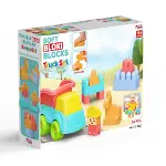 04123 YUMUŞAK BLOKİ BLOKLAR KAMYON SET 24 PARÇA-4