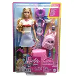 HJY18 Barbie Seyahatte Bebeği ve Aksesuarları-1