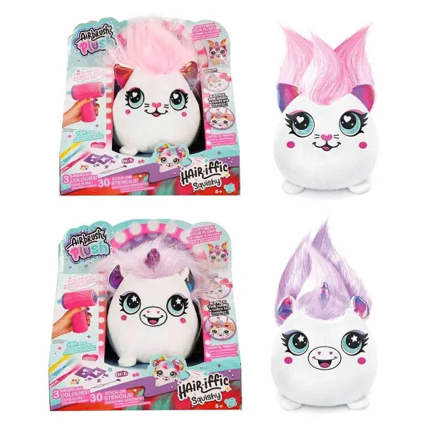 45541 SUN-CNL-HOBİ SET AIRBRUSH PLUSH HAIR IFFIC SQUISHY BO 2A