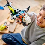 60505 Lego City Uçak, Servis Kamyonu ve Hoverkraft 990 parça +7 yaş-7