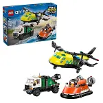 60505 Lego City Uçak, Servis Kamyonu ve Hoverkraft 990 parça +7 yaş-1