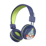 S00090370 -SUN-GLE-ECH-KULAKLIK MİKROFONLU KATLANABİLİR KABLOSUZ ROKET RESİMLİ L-3