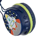 S00090370 -SUN-GLE-ECH-KULAKLIK MİKROFONLU KATLANABİLİR KABLOSUZ ROKET RESİMLİ L-4