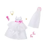 HWV76 Barbie + Ken Fashion - Gelin Aksesuarları (Bebekler ürüne dahil değildir.)-1