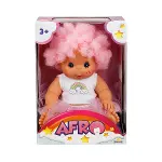 20040 Afro Kıvırcık Saçlı Bebek 23 cm -Sunman-6