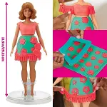 G1360 Play-Doh Barbie Çiçek Desenleri ve Püsküller Hamur Oyun Seti +3 yaş-4