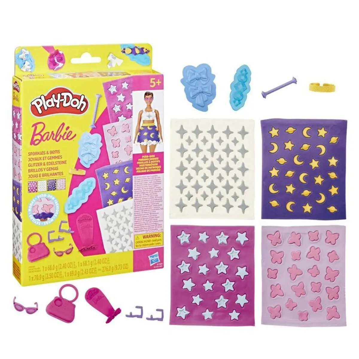 G1355 Play-Doh Barbie Designer Desen Paketi Hamur Oyun Seti  +3 yaş