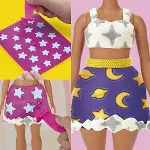 G1355 Play-Doh Barbie Designer Desen Paketi Hamur Oyun Seti  +3 yaş-3