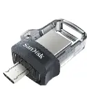 SanDisk Ultra Dual Drive m3.0 64GB Grey & Silver-1