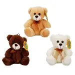 0998 SUN-JHN-PFF-SK PELUŞ AYI OTURAN KURDELELİ 21CM 2R-1