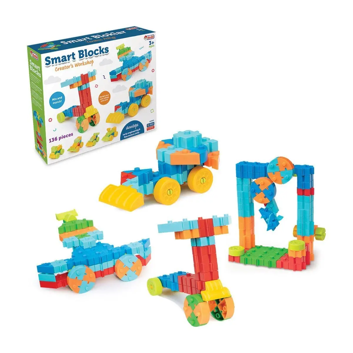 04035 Smart Bloklar 136 Parça -Dede