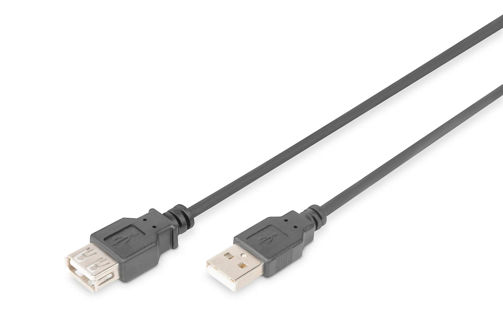 USB 2.0 uzatma kablosu, Tip A M/F, 3.0m, USB 2.0 uyumlu, bl AK-300202-030-S