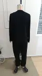 Kadın Uzun Kollu Bisiklet Yakalı File Tül Detaylı Viskon Iki Iplik Bluz Ve Pantolon Ikili Takım-7