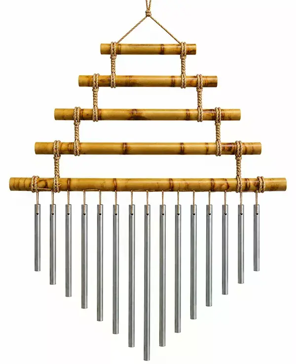 Bambu Metal Çubuklu Rüzgar Çanı No:1022