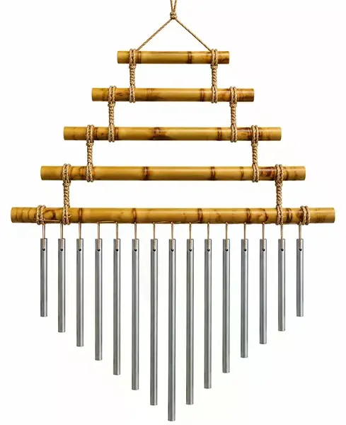 Bambu Metal Çubuklu Rüzgar Çanı No:1022