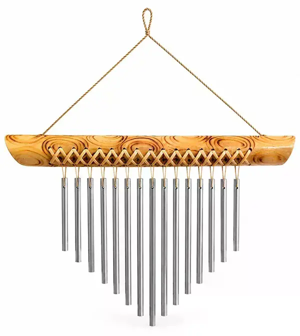 Bambu Metal Çubuklu Rüzgar Çanı No:1047