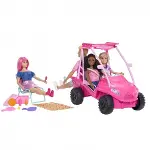 JFV68 Plaj Arabası Oyun Seti - Barbie Mysteries: Beach Detectives-1