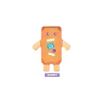 12386 SUN-BTF-FİGÜR CRYSTAL HASHTAG BUDDIES SERIES 14CM 6A-3
