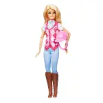 HXJ38 Barbie Binici Bebek - Malibu -Barbie Mysteries: The Great Horse Chase-3