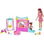HHB67 Barbie  Bebek Bakıcısı Skipper Oyun Evi Seti-2
