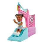 HHB67 Barbie  Bebek Bakıcısı Skipper Oyun Evi Seti-3