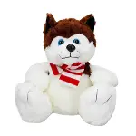 1030 Oturan Husky Atkılı Köpek 30 cm-2