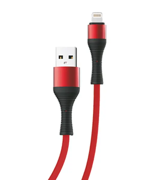 iThink K401A Lighting Şarj ve Veri Aktarım Kablosu Kırmızı