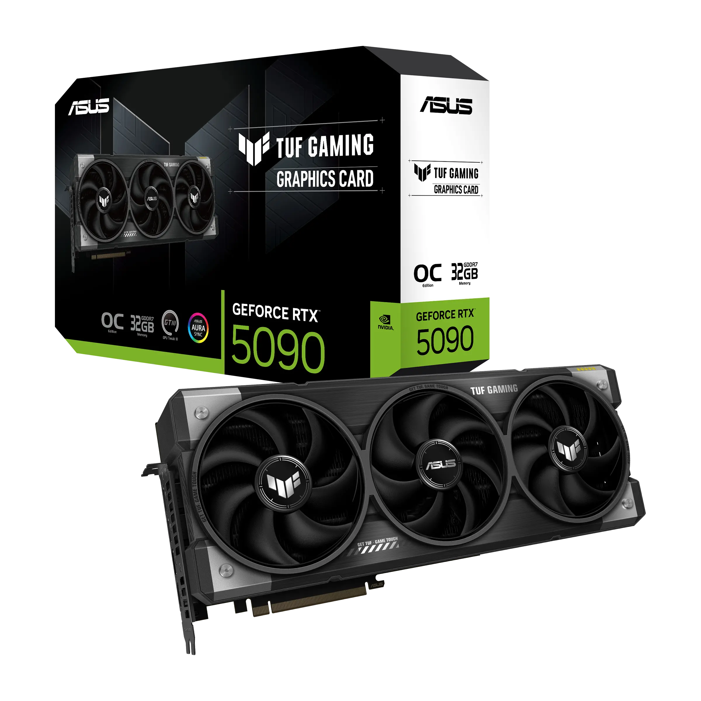 32GB TUF-RTX5090-O32G-GAMING GDDR7 512Bit 2xHDMI 3xDP RGB DLSS4
