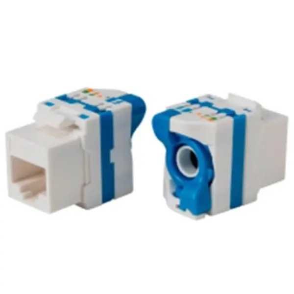 KJ-UC6-18056DB CAT6 UTP 180 DERECE ÇEVİRMELİ KEYSTONE JACK MAVİ RENK