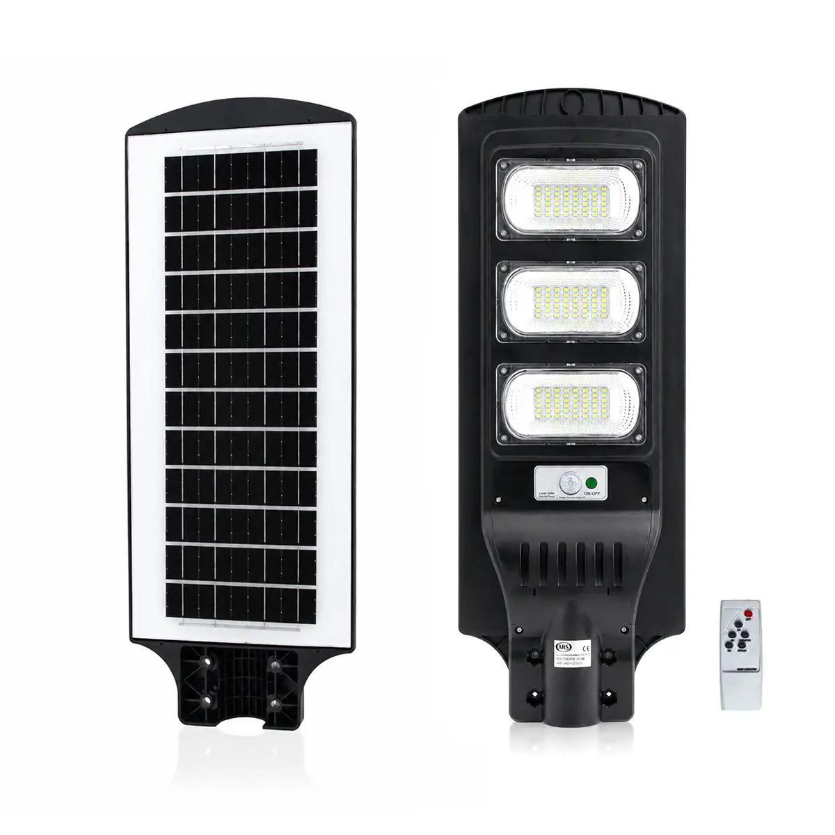 300W - 6500K SOLAR - GÜNEŞ ENERJİLİ SOKAK LAMBASI - ARMATÜR SENSÖRLÜ BAHÇE-BALKON-SOKAK ARS-348966 (4745)