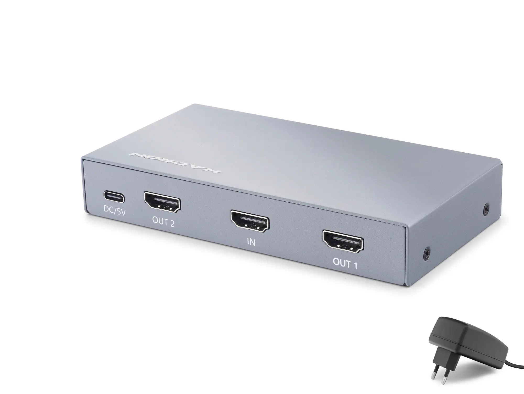 Hdmı Splitter Edıd 8K 60 Hz 1 Giriş 2 Çıkış Gri HDX1431