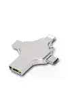 Otg 4in1 Cep Telefonu Çok Fonksiyonlu Usb Flash Bellek 64 gb Type-C, Micro SD ve Kart Okuyucu-1