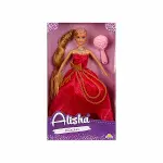 0835 SUN-RST-SIS-MNK Alisha Prenses Uzun Saçlı Aksesuarlı Bebek Set 29 cm 3renk -Sunman-1