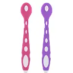 BabyJem Silikon Mama Kaşığı 563 Pembe Mor-1