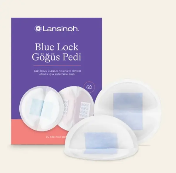 Lansinoh Blue Lock Göğüs Pedi 60 Adet