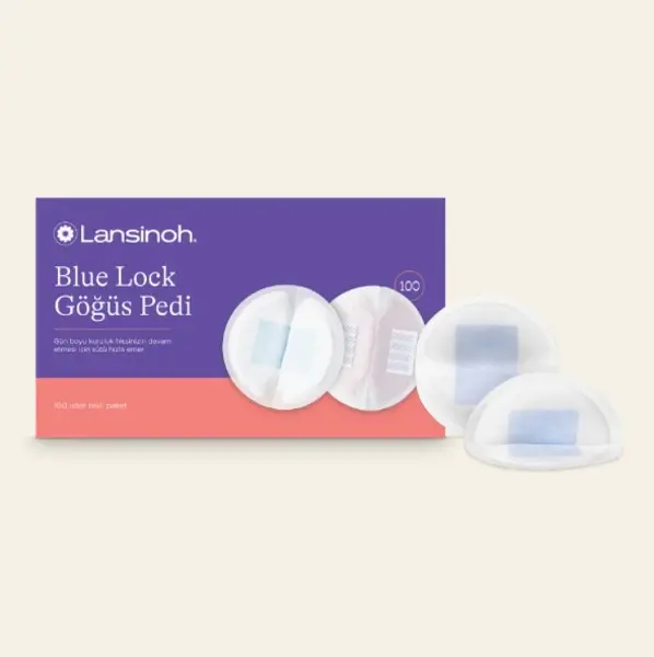 Lansinoh Blue Lock Göğüs Pedi 100 Adet