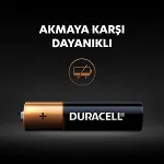 Duracell 4'Lü AAA İnce Kalem Pil-6