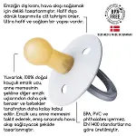 Bibs Colour Kauçuk Emzik 6-18 Ay Coral-2