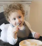 BabyJem Mini Silikon Önlük 718 Gri-6