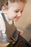 BabyJem Mini Silikon Önlük 718 Gri-8