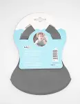 BabyJem Mini Silikon Önlük 718 Gri-9