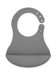 BabyJem Mini Silikon Önlük 718 Gri-1