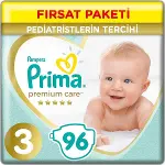 Prima Premium Care Fırsat Paketi 3 Beden 96 Adet-1