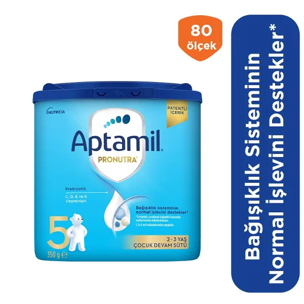 Aptamil Çocuk Devam Sütü Maması No5 2 Yaş+ 350 Gr