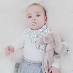 Bibs Colour Kauçuk Emzik 0-6 Ay Ivory-2